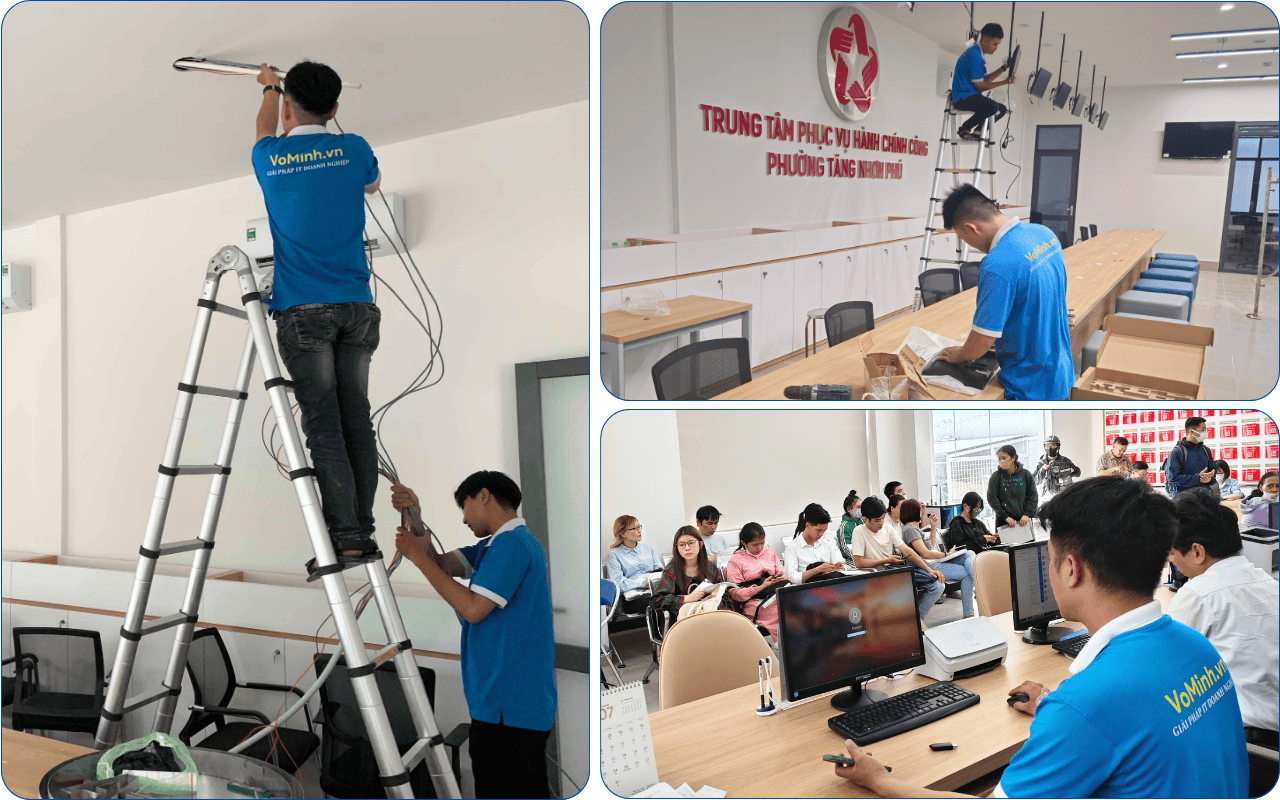 Dự án thi công hạ tầng mạng wifi và camera chuyên nghiệp cho đơn vị hành chính TPHCM