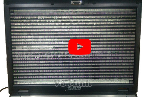 Video lỗi chip VGA laptop