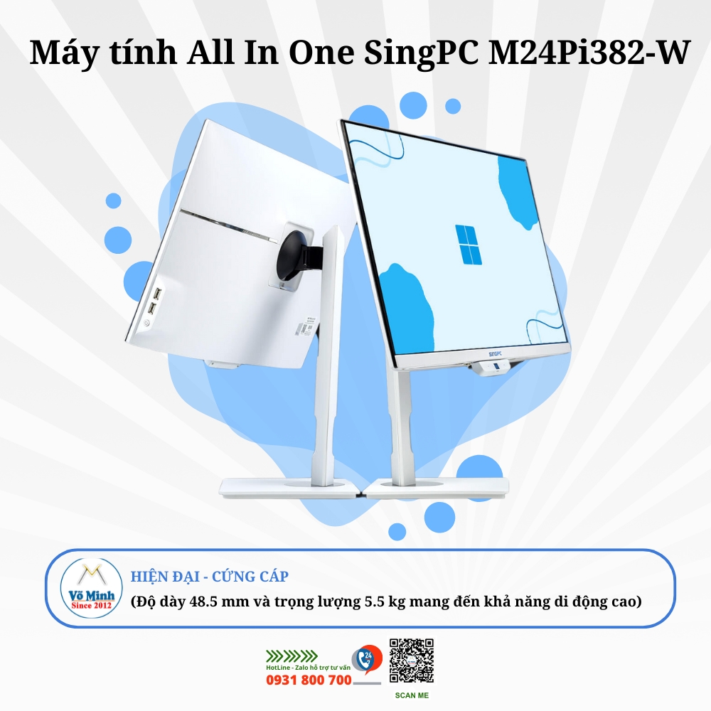 Máy-tính-All-In-One-SingPC-M24Pi382-W-i3-10100-8GB-256GB-238FHD-WF-BT-Camera-Mic-Loa-K-M-Win11Pro